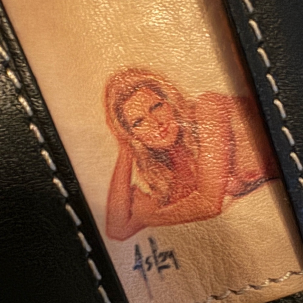 Paul Smith signed naked woman wallet